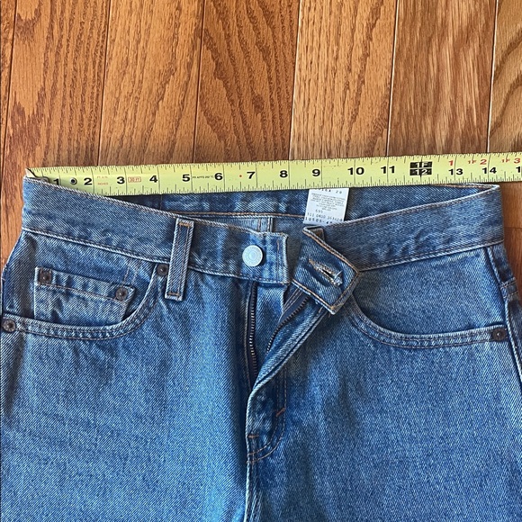 Women’s 505 Levi's Slim Fit Straight Leg Blue Jeans - Picture 8 of 10
